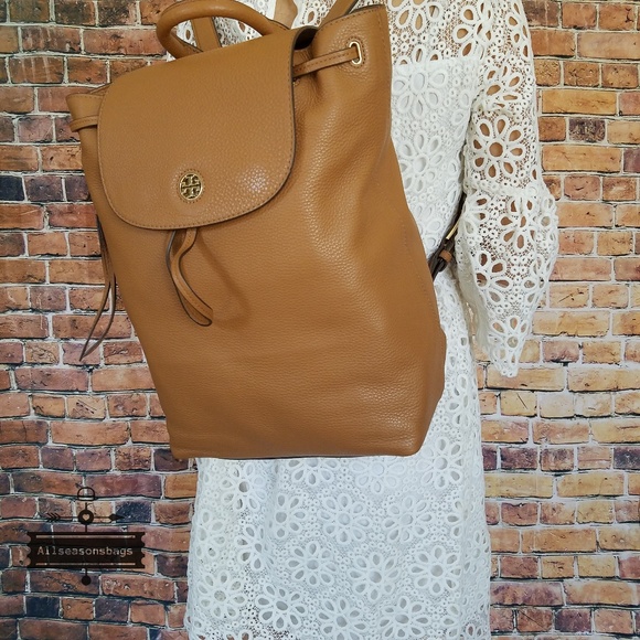 Tory burch brody backpack bark bag brown NWT - Picture 8 of 8